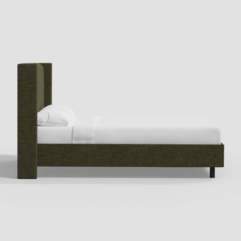 Austin Wingback Platform Bed in Tweed - Threshold™, 4 of 6