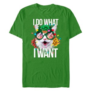 Men's Lost Gods I Do What I Want Kitten T-Shirt - 1 of 4