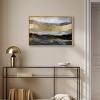 Art Remedy Rivers of Gold Blue Abstract Wall Art Framed - 2 of 4