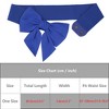INSPIRE CHIC Women's Dress Elastic Versatile Wide Bow Tie Belt 1 Pc - 3 of 4