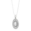 Silpada 'Lustrous Wave' Sterling Silver Pendant Necklace, 18" + 2" - 2 of 4