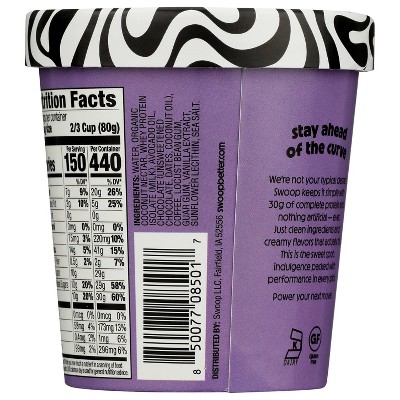 Swoop High Protein Jumpin' Java Chip Ice Cream - 1pt