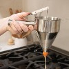 Lehman's Stainless Steel Batter Dispenser with Stand, Effortless Pancake, Waffle, and Crepe Batter Dispensing - 4 of 4