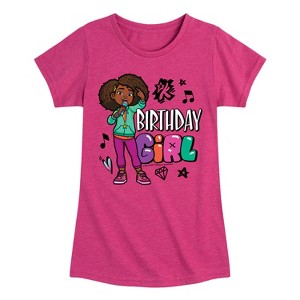 Girls' - Karma's World - Birthday Girl Fitted Short Sleeve Graphic T-Shirt - 1 of 4