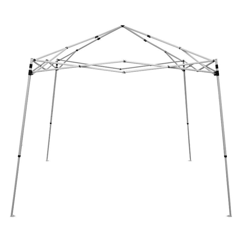 Caravan Canopy Pop-Up Tent V 12 x 12 ft Slanted Leg Instant Shade, Blue (4 Pack), 4 of 7
