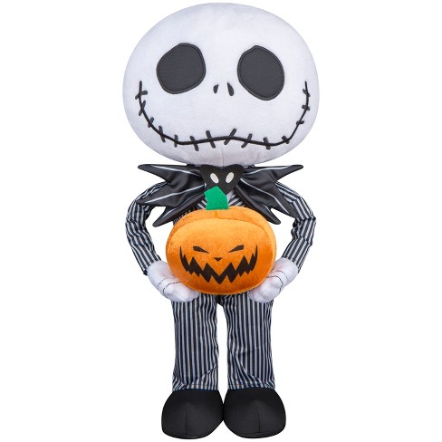 Gemmy Stylized Jack Skellington Halloween Greeter with Jack O' Lantern , Multi - image 1 of 4