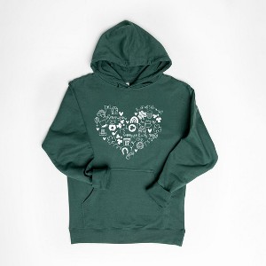 Simply Sage Market Women's Graphic Hoodie St. Patrick's Heart - 1 of 3