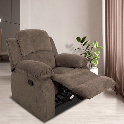 Fontoi Accent Chairs, Classic Chair with Comfortable Arms and Back, Modern Lazy Chair for Living Room Bedroom Home Office, Brown, 37"*40"*35"