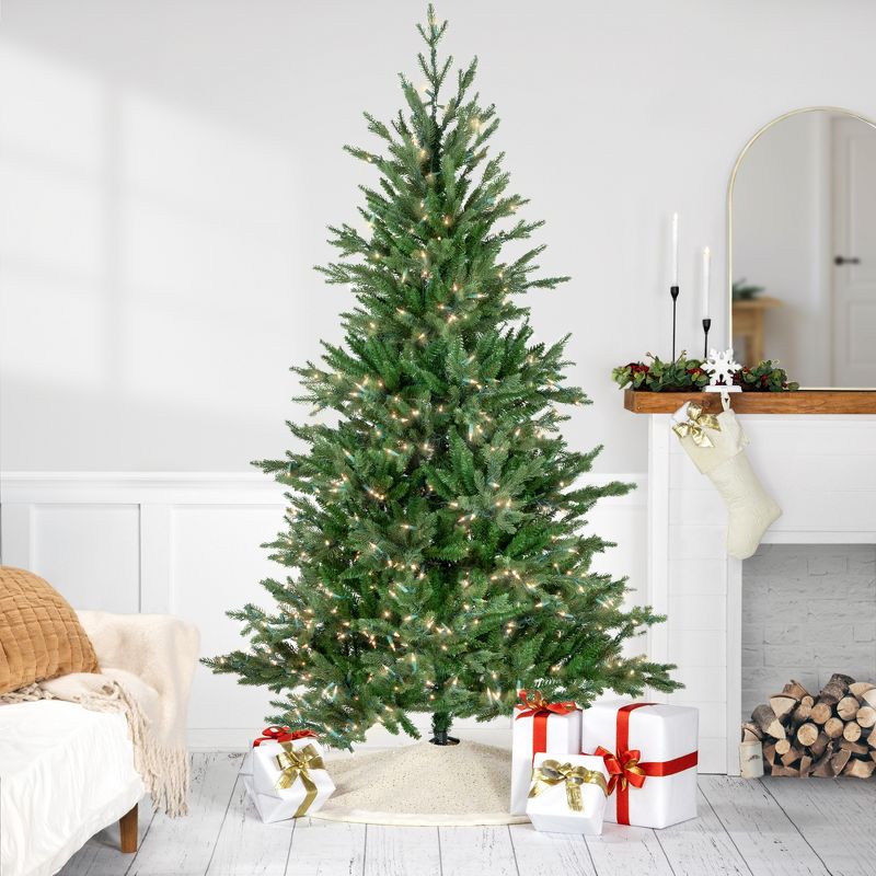 Northlight Real Touch™ Pre-Lit Medium Grande Spruce Artificial Christmas Tree - 7' - Clear Lights, 3 of 11