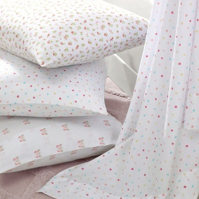 Pink Butterfly Print Twin XL Microfiber Kids Sheet Set