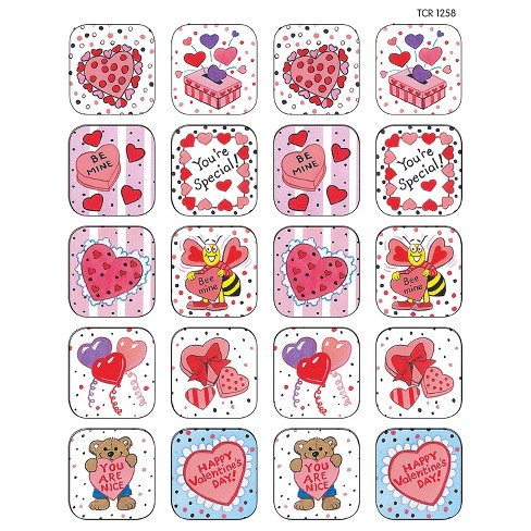 Valentine's Day sticker, school valentines stickers, valentine treat  sticker, Happy Valentine's Day, party favor label, classroom valentines