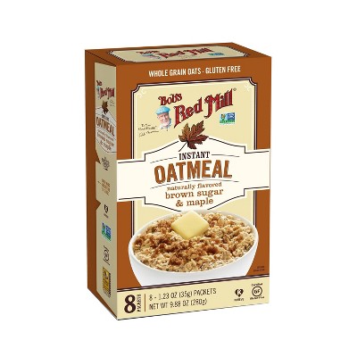 Bob's Red Mill Brown Sugar & Maple Instant Oatmeal - 9.88oz