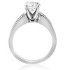 Pompeii3 1 ct Diamond Engagement Ring 14K White Gold Channel Set - 3 of 4