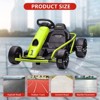 COZONY Ride on Go Kart for Kids, 24V 9Ah Battery, 300W*2 Motors, 8MPH Drifting Car with Music, Horn & Slow Start, Max Load 175lbs, 8-12 Years - 2 of 4
