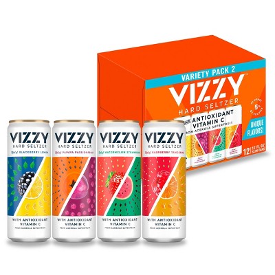 VIZZY Hard Seltzer Variety Pack #2 - 12pk/12 fl oz Slim Cans