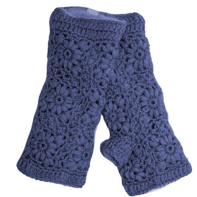 Flower Crochet Handwarmers_Nirvanna Designs