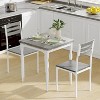 Jojoka Dining Table Set for 2, with Spiral Table Legs for Small Spaces, Kitchen, Apartment - 2 of 4