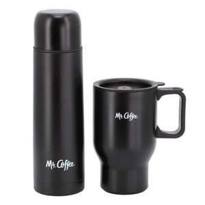 Mr. Coffee Javelin 2 Piece Thermal Bottle and Travel Mug Set - 1 of 4