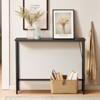 KTMBDW 39.4" Narrow Console Sofa Table with Power Outlets and USB Ports, Skinny Entryway Table with Metal Frame for Hallway, Bedroom, Living Room - 2 of 4