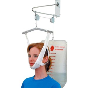 DMI Over the Door Posture Corrector and Cervical Neck Traction Device for Physical Therapy - 1 of 4