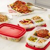 Rubbermaid Easy Find Lids 40pc Plastic Food Storage Container Set Clear: Microwave & Dishwasher Safe, Freezer-Safe - 3 of 4