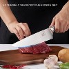 imarku14PCS High Carbon Stainless Steel Knife Set, One-piece Dishwasher Safe Kitchen Knives Set, Chef Knife Set with Built-in Sharpener - 2 of 4