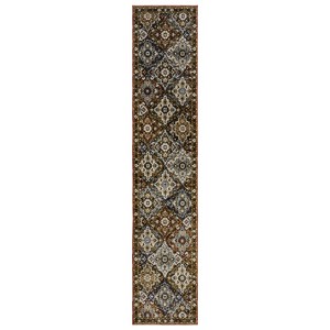 Oriental Weavers Andorra 2408A Red/ Multi Indoor Area Rug - 2'6" x 12' - 1 of 4