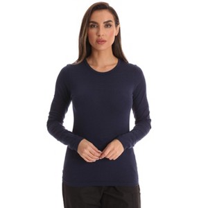 Just Love Women’s Long Sleeve Underscrub T-Shirt – Soft Fitted Undershirt Tee for Nurses, Doctors & Everyday Wear - 1 of 3