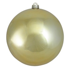 Northlight 10" Shatterproof Shiny Christmas Ball Ornament - Gold - 1 of 2