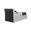 Meridian Furniture,Myles Chenille Fabric Twin Trundle Bed - 4 of 4