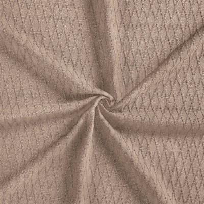 Full Khaki Cotton Diamond Weave Blanket