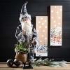 Gray Fur Earthy Santa Decorative Sculpture Multicolor 28"H - 3 of 3