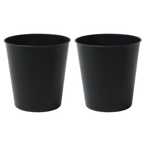 happimess Nolan Modern Classic Smooth Steel 2-Gallon Wastebasket - 1 of 4