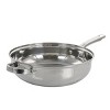 Oster Sangerfield 3 Piece 4 Quart Stainless Steel Saute Pan with Lid and Splatter Guard - 4 of 4