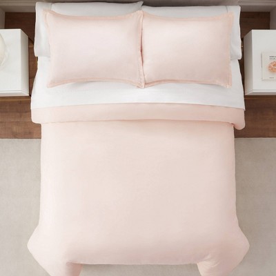 Blush Full/Queen Ultra Soft Polyester Duvet Cover Set