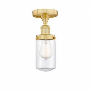 Dover - 1 Light Semi-Flush Mount In Industrial Style-8.25 Inches Tall and 6.5 Inches Wide - 1 of 1