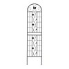 MAYEERTY 2 Pack Metal Garden Trellis 86.7 x 19.7 Inch Rustproof Climbing Plants Support Black Outdoor Flower - 3 of 4