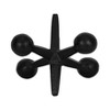 Sagebrook Home Metal Jacks Abstract Sculpture for Room, Bedroom or Office Decor, Aluminum - 4 of 4
