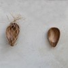 Storied Home Almond Shaped Acacia Wood Trays, Set of 4, Natural - 3 of 3