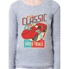 Intimo Hot Wheels Boys' Classic Speed Trials Car Child 2 Piece Sleep Pajama Set (8) Grey - image 3 of 4