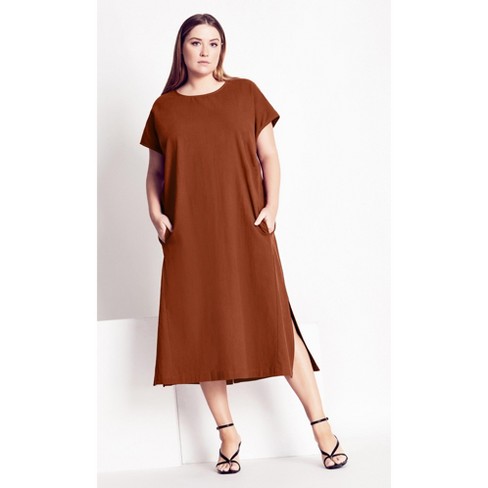 Refinity| Women's Plus Size Back Detail Dress - Sienna - 12 Plus : Target