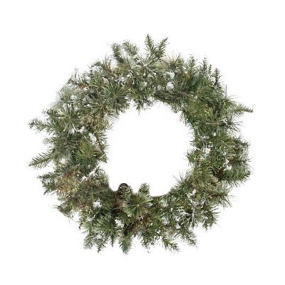 Northlight 30" Unlit Snow Mountain Pine Artificial Christmas Wreath