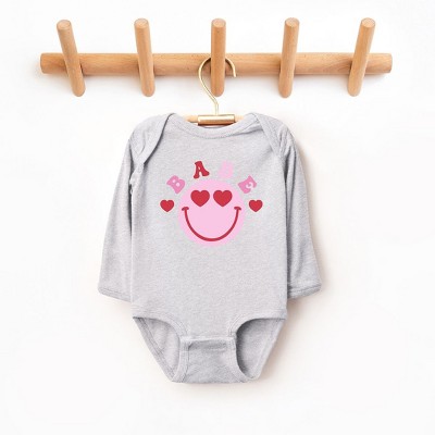 The Juniper Shop Babe Smile Baby Long Sleeve Bodysuit
