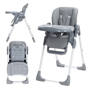 Baby High Chair, Multifunctional Infant Highchairs with Adjustable Height and Recline - 1 of 4