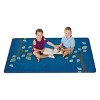 Kaplan Early Learning Kaplan® Branching Out Carpet - 4' x 6' Rectangle - Blue - 2 of 4