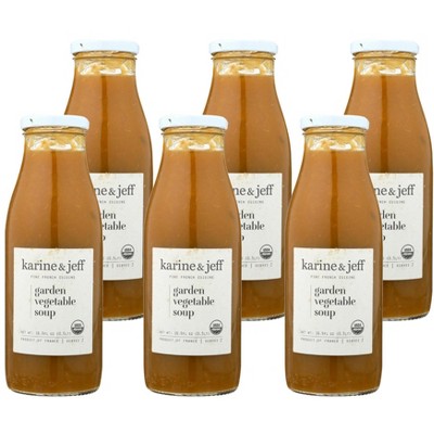 Karine & Jeff Garden Vegetable Soup - Case of 6/16.9 oz