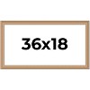 PosterPalooza | Panoramic Weathered Yellow Picture Frame - UV Acrylic, Foam Board Backing, Hanging Hardware - 2 of 4