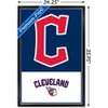 Trends International MLB Cleveland Guardians - Logo 22 Framed Wall Poster Prints - 3 of 4