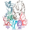 Juniors Womens Sing 2 Colorful Group Shot T-Shirt - 2 of 4