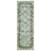 Floral Area Rugs for Living Room Low Pile Non Slip Rugs Washable Soft Foldable Accent Carpet Home Decor - 3 of 4